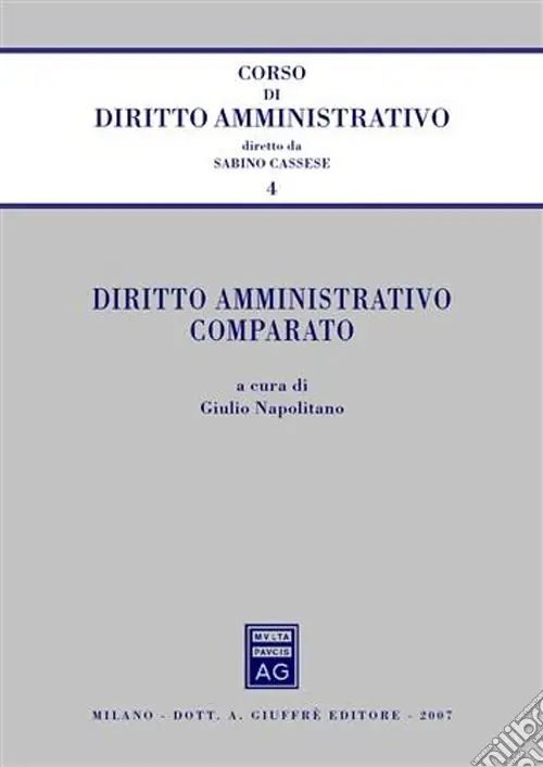 Diritto amministrativo comparato Acquista Ora