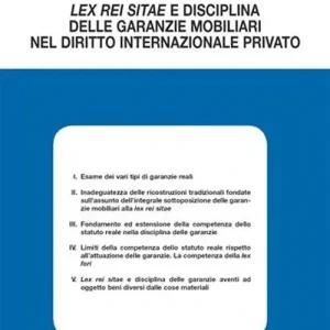 A Buon Prezzo Lex rei sitae e disciplina delle garanzie mobiliari nel diritto internazionale privato