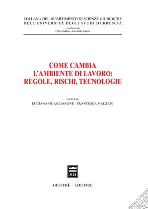 Come cambia l‘ambiente di lavoro regole, rischi, tecnologie Bestseller