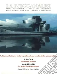 Esclusivo La psicoanalisi. Vol. 41