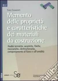 Memento delle proprietà e caratteristiche dei materiali da costruzione Prezzo Basso