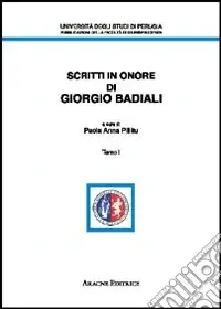 Spedito Oggi Scritti in onore di Giorgio Badiali