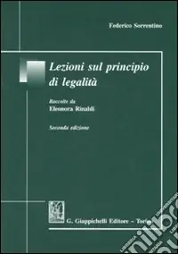 Nuova Collezione Lezioni sul principio di legalità