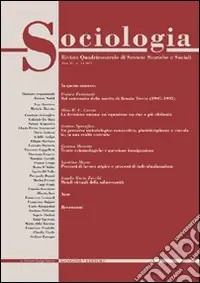 Sociologia. Rivista quadrimestrale di scienze storiche e sociali (2007). Vol. 2 Promozione Esclusiva