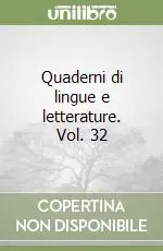 Pagamento Sicuro Quaderni di lingue e letterature. Vol. 32