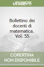 Bollettino dei docenti di matematica. Vol. 55 Affare