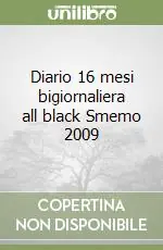Quantità Limitata Diario 16 mesi bigiornaliera all black Smemo 2009