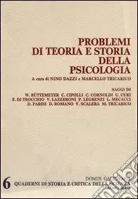 Promo Stagionale Problemi di teoria e storia della psicologia