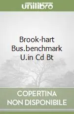 Brook-hart Bus.benchmark U.in Cd Bt Nuovo Arrivo