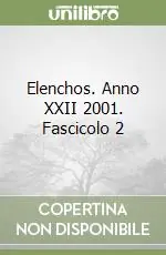 A Buon Prezzo Elenchos. Anno XXII 2001. Fascicolo 2