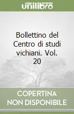 Bollettino del Centro di studi vichiani. Vol. 20 Offerta Speciale
