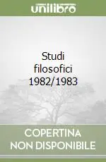 Studi filosofici 1982/1983 Ultima Occasione