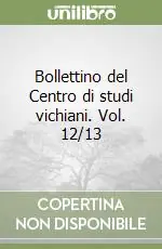 Bollettino del Centro di studi vichiani. Vol. 12/13 Promozione