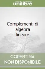Saldi Complementi di algebra lineare