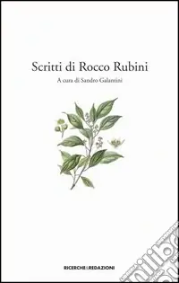 Occasione Scritti di Rocco Rubini
