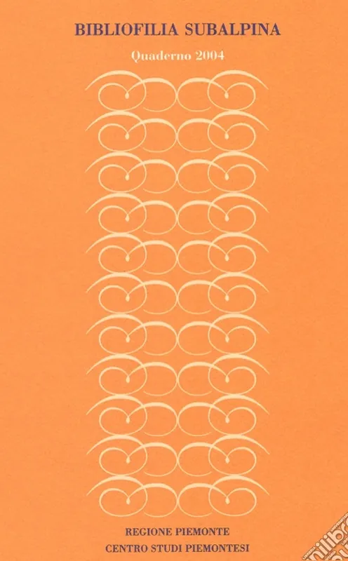 Bibliofilia subalpina. Quaderno (2004) Popolare