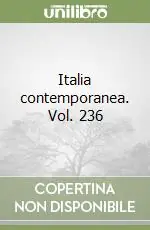 Italia contemporanea. Vol. 236 Prezzo Scontato