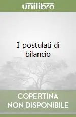 Super Prezzo I postulati di bilancio