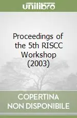 Proceedings of the 5th RISCC Workshop (2003) Bestseller
