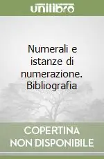 Offerta Numerali e istanze di numerazione. Bibliografia