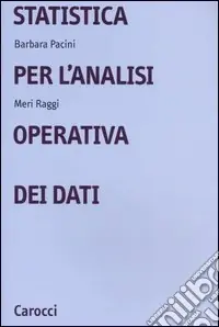 Statistica per l‘analisi operativa dei dati Più Venduto
