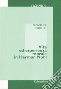 Offerta Vita ed esperienza morale in Herman Nohl