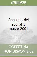 Saldi Annuario dei soci al 1 marzo 2001