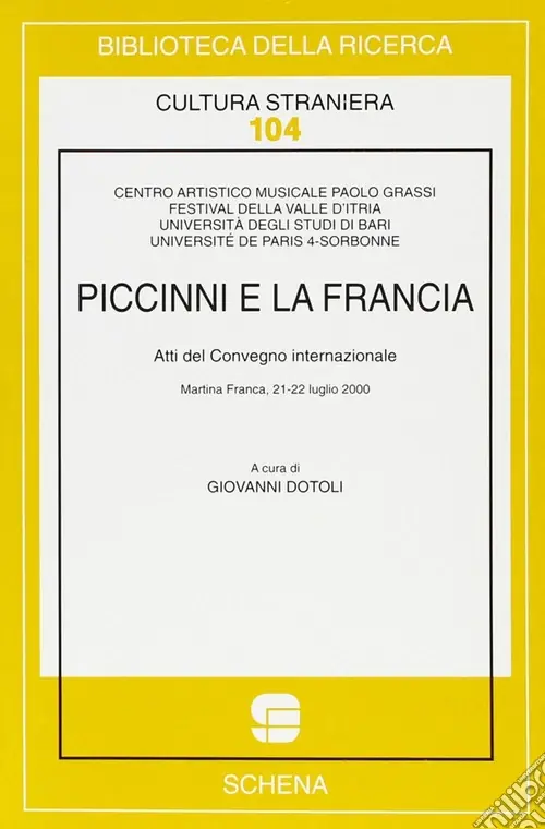 Ultimissimo Modello Piccinni e la Francia