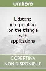Spedizione Espresso Lidstone interpolation on the triangle with applications