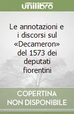 Economico Le annotazioni e i discorsi sul «Decameron» del 1573 dei deputati fiorentini