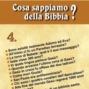 Cosa sappiamo della Bibbia?. Vol. 4 Offerta Del Giorno