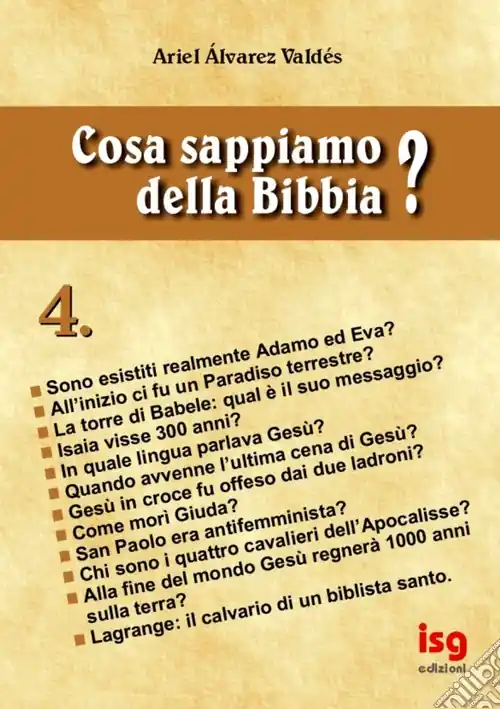 Cosa sappiamo della Bibbia?. Vol. 4 Offerta Del Giorno