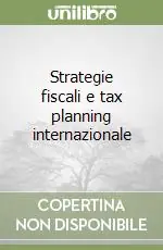 Economico Strategie fiscali e tax planning internazionale