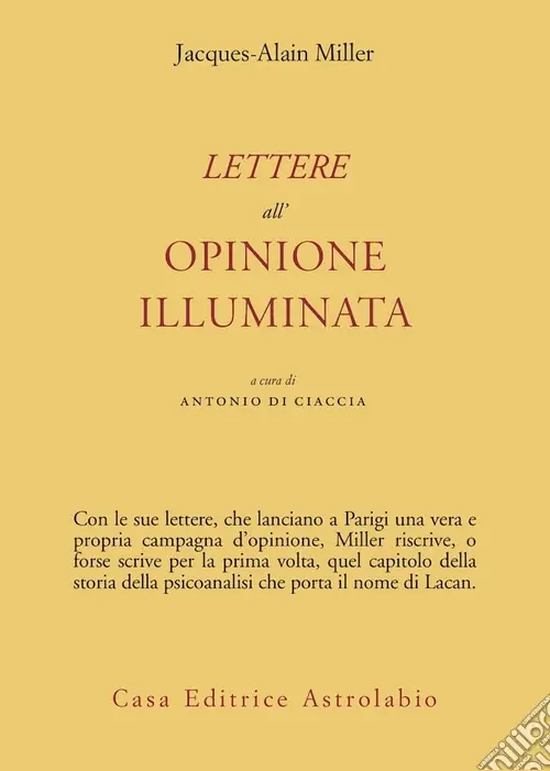 Lettere all‘opinione illuminata Sconto
