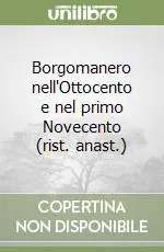 Borgomanero nell‘Ottocento e nel primo Novecento (rist. anast.) Spedito Oggi