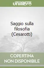 Saggio sulla filosofia (Cesarotti) Economico