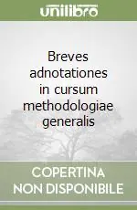 Breves adnotationes in cursum methodologiae generalis Promozione