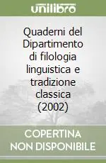 Ultima Occasione Quaderni del Dipartimento di filologia linguistica e tradizione classica (2002)