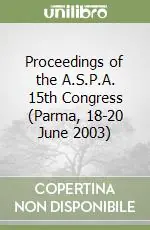 Proceedings of the A.S.P.A. 15th Congress (Parma, 18-20 June 2003) Prezzo Conveniente