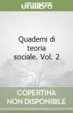 Quaderni di teoria sociale. Vol. 2 Popolare