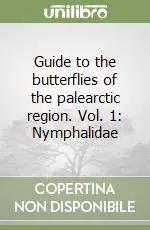 Guide to the butterflies of the palearctic region. Vol. 1 Nymphalidae Prezzo Ridotto