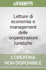 Letture di economia e management delle organizzazioni turistiche Promo Stagionale