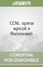 Super Prezzo CCNL operai agricoli e florovivaisti
