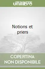 Notions et priers Must-Have