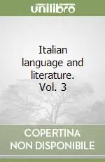 Prezzo Conveniente Italian language and literature. Vol. 3