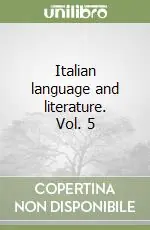 Prezzo Ridotto Italian language and literature. Vol. 5