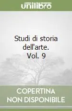 Studi di storia dell‘arte. Vol. 9 Più Venduto