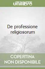 Promozione De professione religiosorum