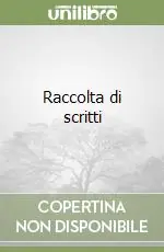 Novità Raccolta di scritti