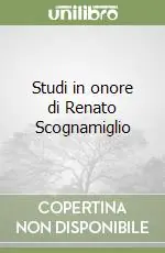 Studi in onore di Renato Scognamiglio Offerta Lampo